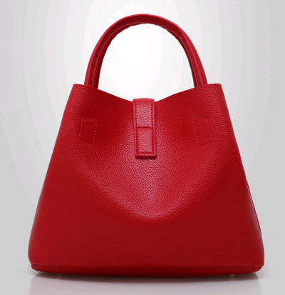 Bolso Bandolera Mujer Piel PU Patrón Grabado Tipo Lichi - Bolsa Tipo Cubo Elegante y Resistente - Image 5