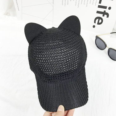 Gorra de Béisbol con Orejas de Gato Transpirable y Protección Solar - Image 5