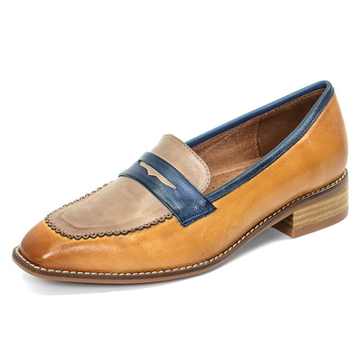 Zapatos Planos de Cuero Estilo Retro Inglés - Image 3