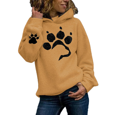 Suéter casual con diseño de patitas de gato - Image 6