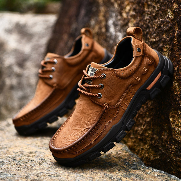 Zapatos de Trabajo Retro Estilo Británico para Hombre