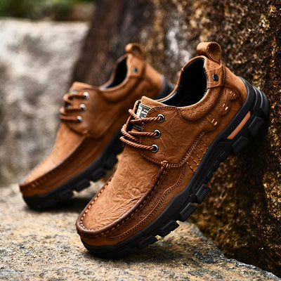 Zapatos de Trabajo Retro Estilo Británico para Hombre