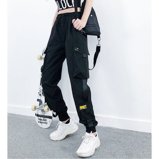 Pantalón Ancho Hip Hop con Corset - Estilo Urban - Image 2