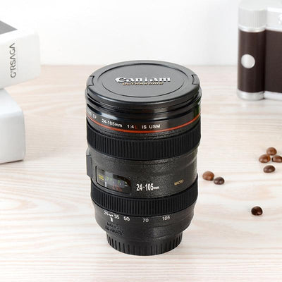 Taza Térmica Diseño Lente de Cámara - Regalo Publicitario Premium