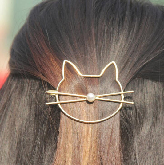 Pinzas Decorativas para Cabello Gatito