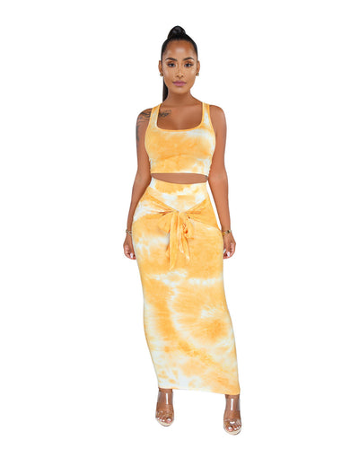 Chaleco Minifalda Tie-Dye Sensual - Image 19