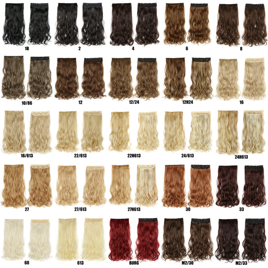 Extensiones de Cabello Ondulado Largo Voluminoso - Efecto Natural Sin Rastro - Image 29