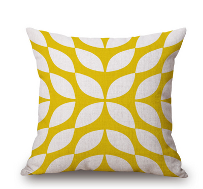 Funda de Cojín Nórdica con Estampado Geométrico Amarillo Verde - Image 8