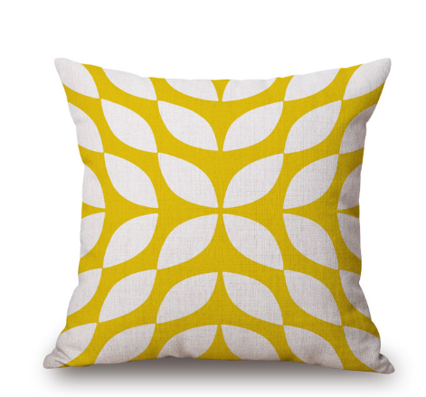 Funda de Cojín Nórdica con Estampado Geométrico Amarillo Verde - Image 8