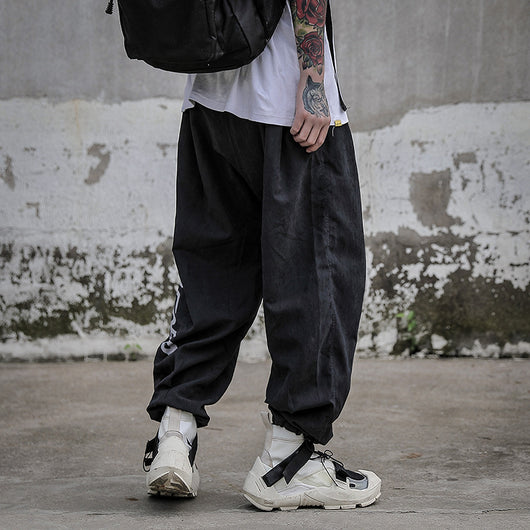 Pantalones Harlem Cómodos con Cordón Ajustable - Estilo Hip-Hop Coreano - Image 5