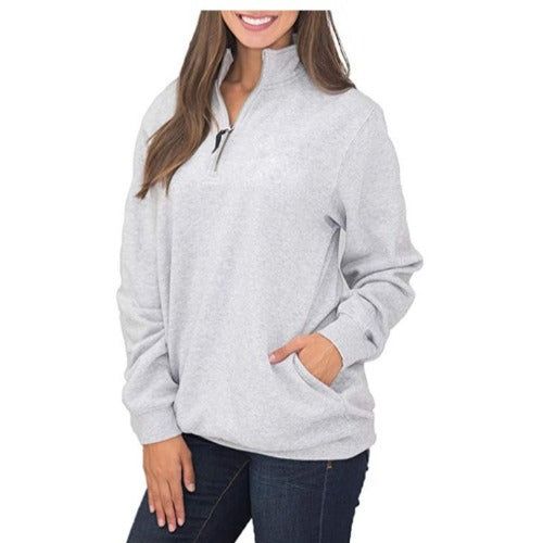 Sudadera con Cierre y Bolsillos de Manga Larga - Image 9