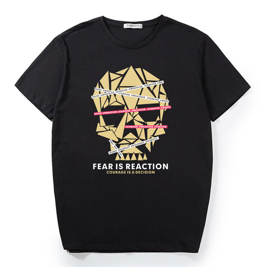 Playera de Calavera Summer Tide para Hombre - Manga Corta