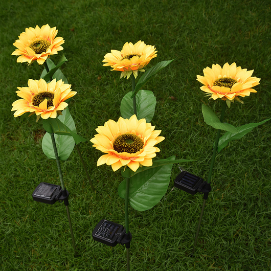 Lámparas Solares Decorativas Girasol con LED - Image 6
