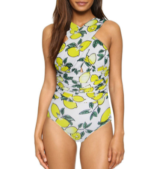Traje de Baño Enterizo Reductor con Cruce en el Pecho - Talla Grande - Image 7