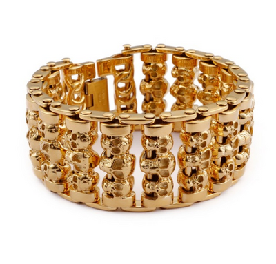 Pulsera de Acero Titanio con Calavera - Image 6