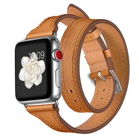 Correa de Reloj de Cuero con Doble Pasador
