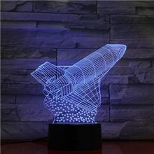 Lámpara Nocturna 3D Lanzadera Espacial Inteligente - Image 4
