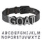 Custom Letter Bracelet Black Bracelet