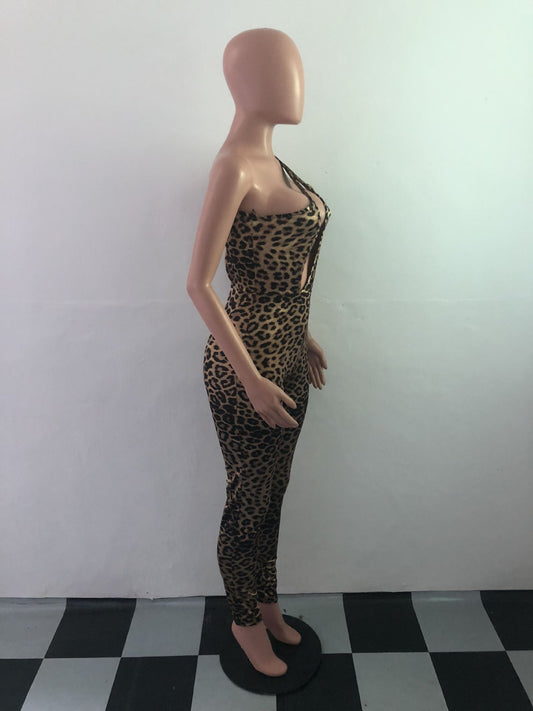 Jumpsuit Asimétrico de Hombro Oblicuo - Image 2