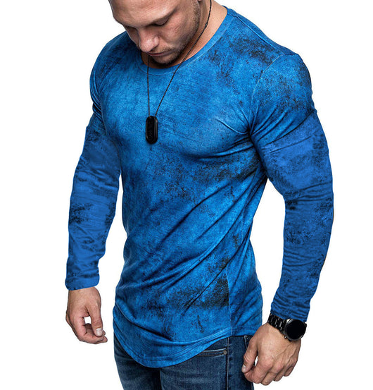 Playera Fitness Tie-Dye Cuello Redondo Efecto Desgastado - Image 7