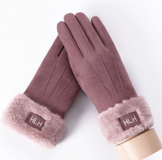 Guantes Térmicos de Cachemira para Mujer con Oso Adorable y Pantalla Táctil - Image 9