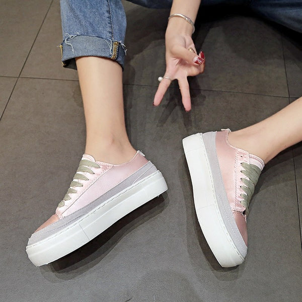 Zapatillas de Lona Satinada para Mujer
