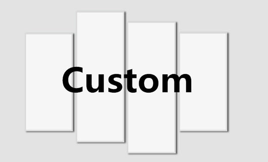 Cuadro Decorativo de 4 Paneles con Marco Personalizado