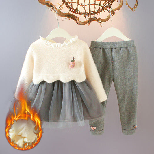 Vestido de Dos Piezas en Polar Suave - Image 2