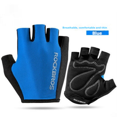 Guantes de Ciclismo Medio Dedo Antideslizantes y Transpirables Unisex