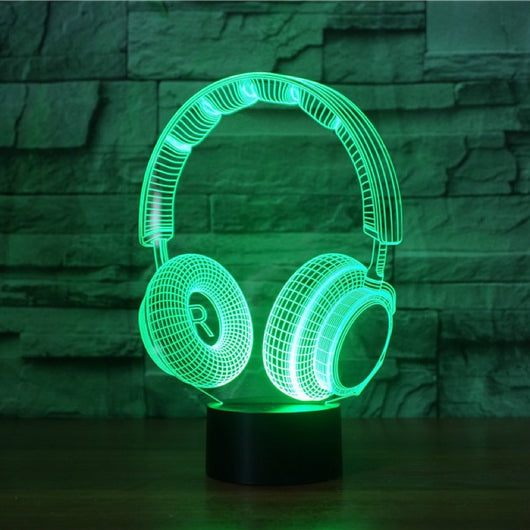 Lámpara de Mesa Decorativa con Diseño de Auriculares Estéreo - Image 7