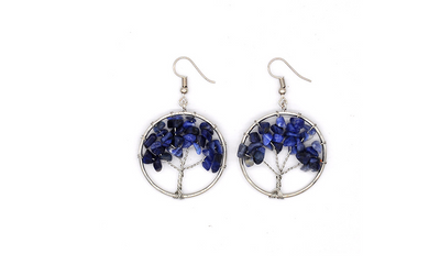 Pendientes Árbol de los Deseos con Cristales Naturales - Image 3