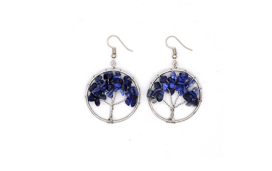 Pendientes Árbol de los Deseos con Cristales Naturales - Image 3