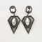 Crystal drop earrings Negro A