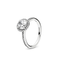 Anillo de Circón Huevo de Paloma en Plata Esterlina