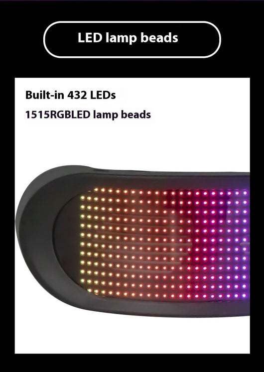 Gafas LED Bluetooth con Pantalla Full Color Dinámica para Fiestas - Image 11