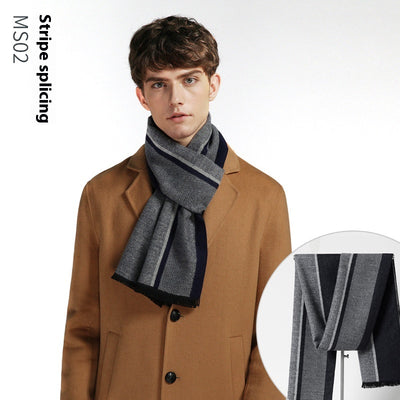 Bufanda Escocesa de Abrigo Suave con Toque Cashmere - Image 32