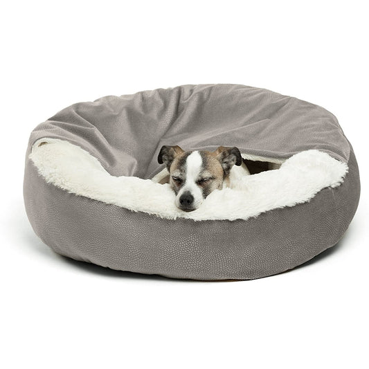 Cama Nido Acolchada para Gatos y Perros - Sueño Profundo y Confort