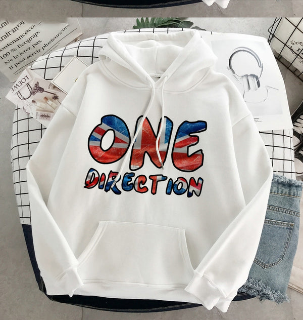 Sudadera Gráfica Harry Styles One Direction - Estilo Harajuku Streetwear para Mujer