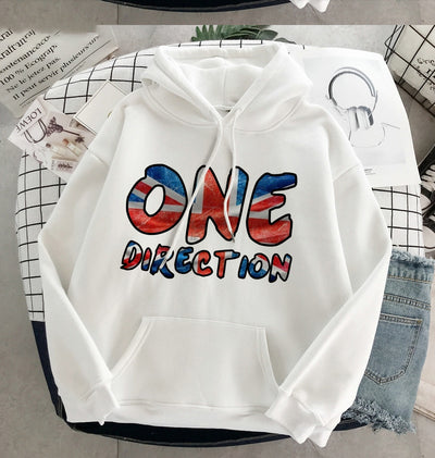 Sudadera Gráfica Harry Styles One Direction - Estilo Harajuku Streetwear para Mujer