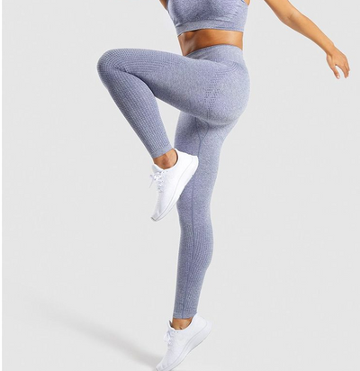 Pantalones Deportivos Cintura Alta Sin Costuras con Levantamiento Push-up para Yoga y Running - Image 4