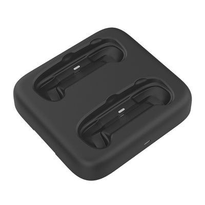 Black dual charging dock for Xbox Series S/X wireless controllers, featuring two dedicated charging slots. - Image 6