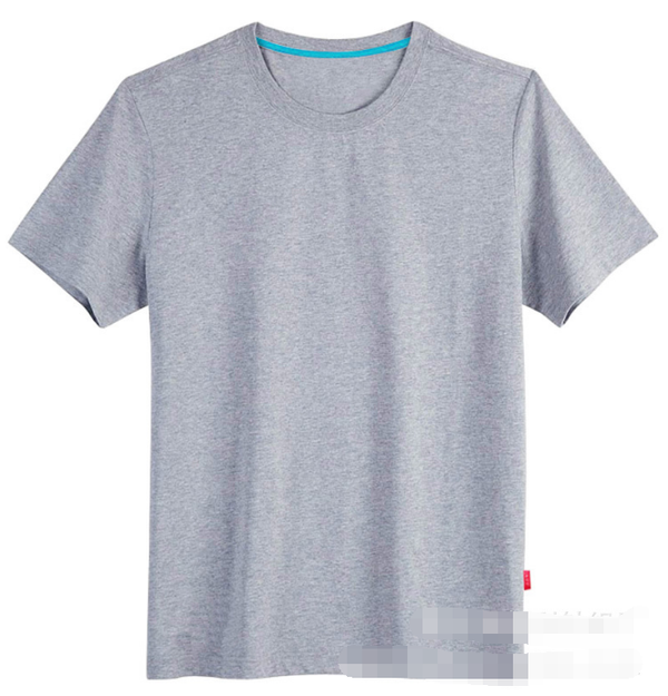 Camiseta de Algodón Puro para Hombre - Talla Grande