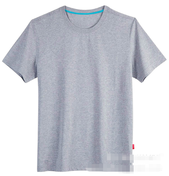 Camiseta de Algodón Puro para Hombre - Talla Grande