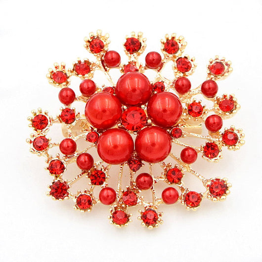 Broche Floral Exquisito Grande para Mujer - Image 11