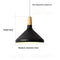 Black Medium 5W LED Bulb Factory Delivery