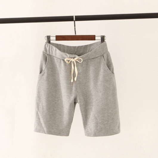 Pantalones deportivos de cintura media en color sólido - Image 18