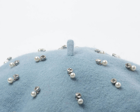 Boina de Lana con Strass Elegante - Image 3