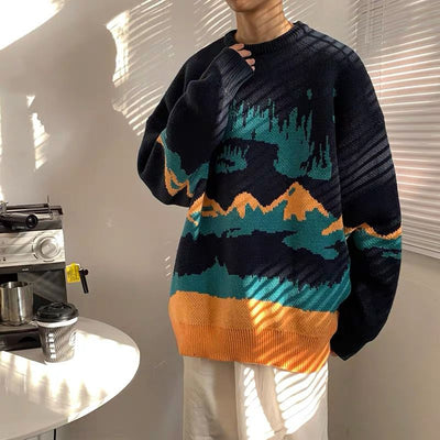 Suéter Holgado Retro para Niños - Estilo Relajado - Image 3