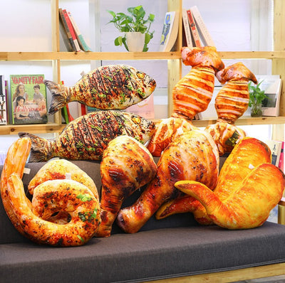 Almohada Decorativa de Pollo Simulado con Personalidad Creativa