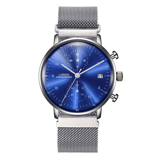 Reloj Deportivo de Cuarzo para Hombre con Banda de Acero Inoxidable Resistente al Agua - Image 18